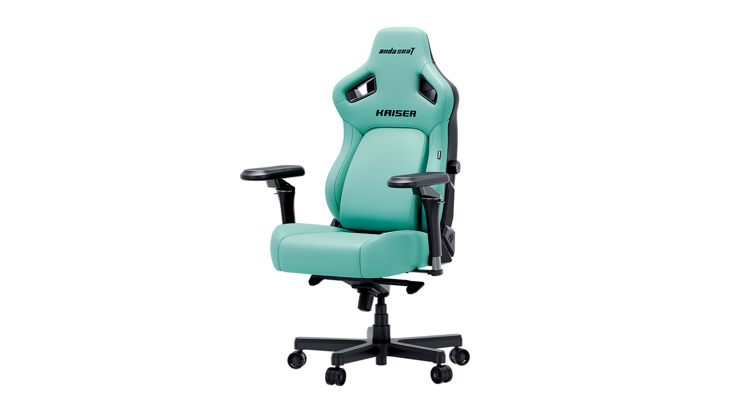 AndaSeat Kaiser 4 V2 XL Pleather Gaming Chair - Robin Egg Blue