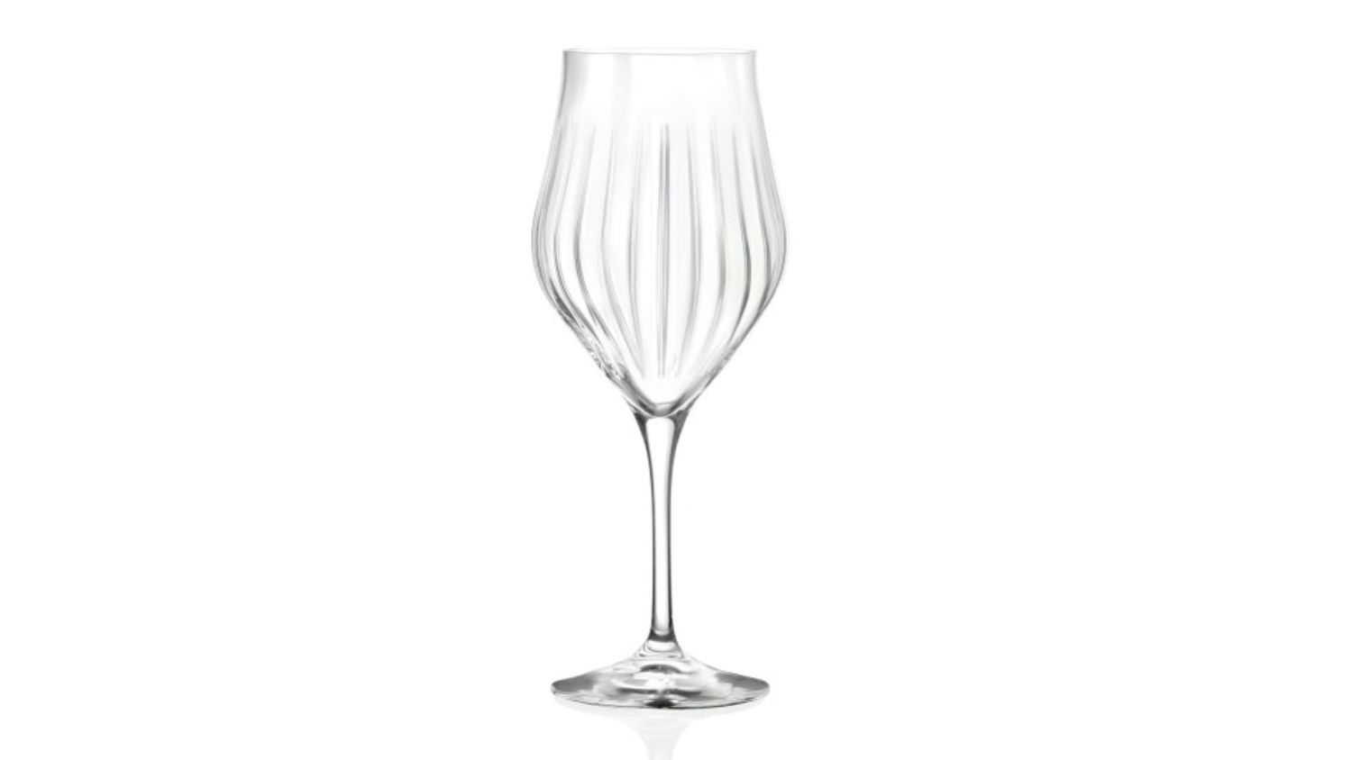 A front view of the RCR Timeless Wine Glass