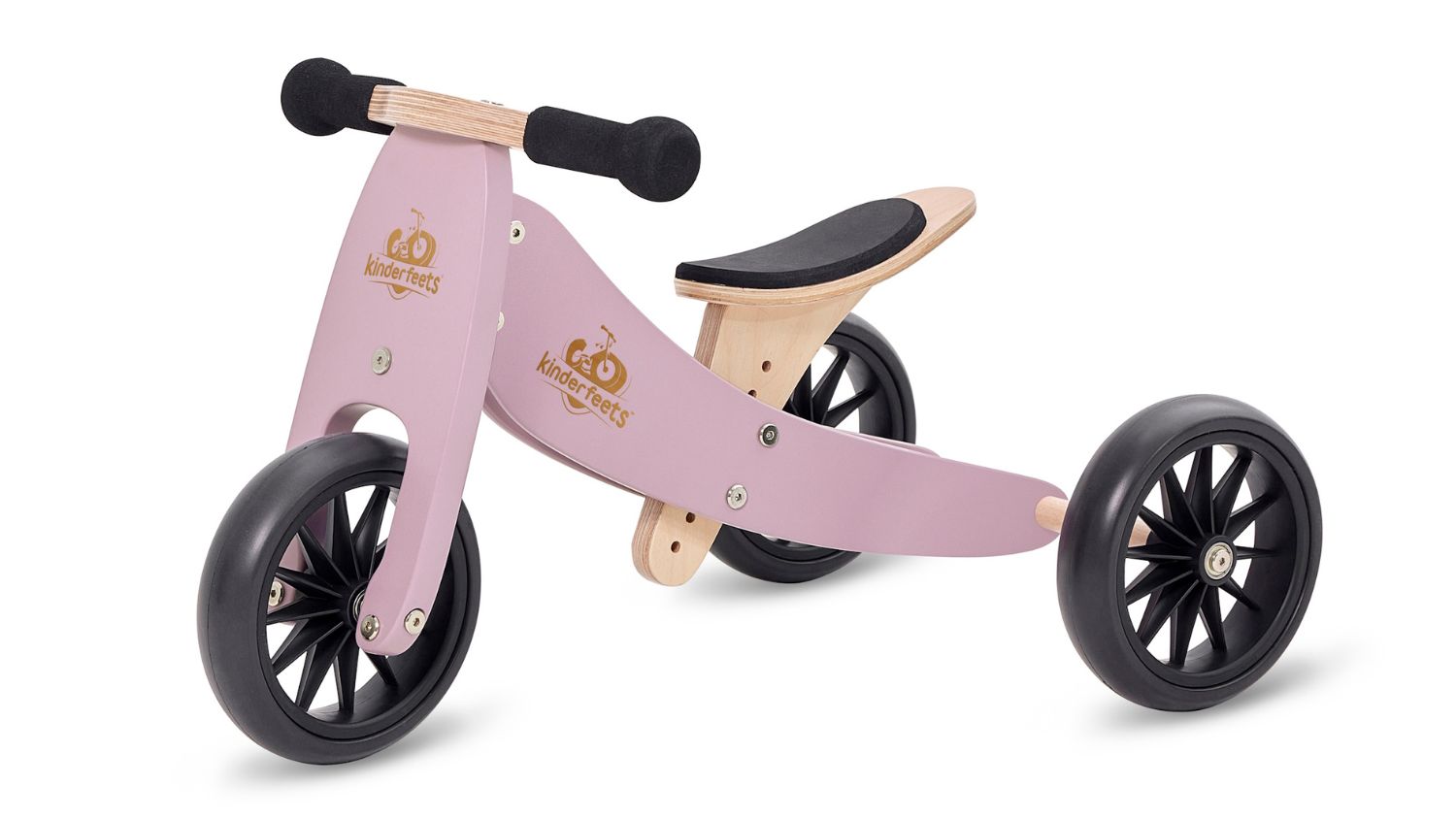 Kinderfeets Tiny Tot 2 In 1 Tricycle & Balance Bike - Lavender