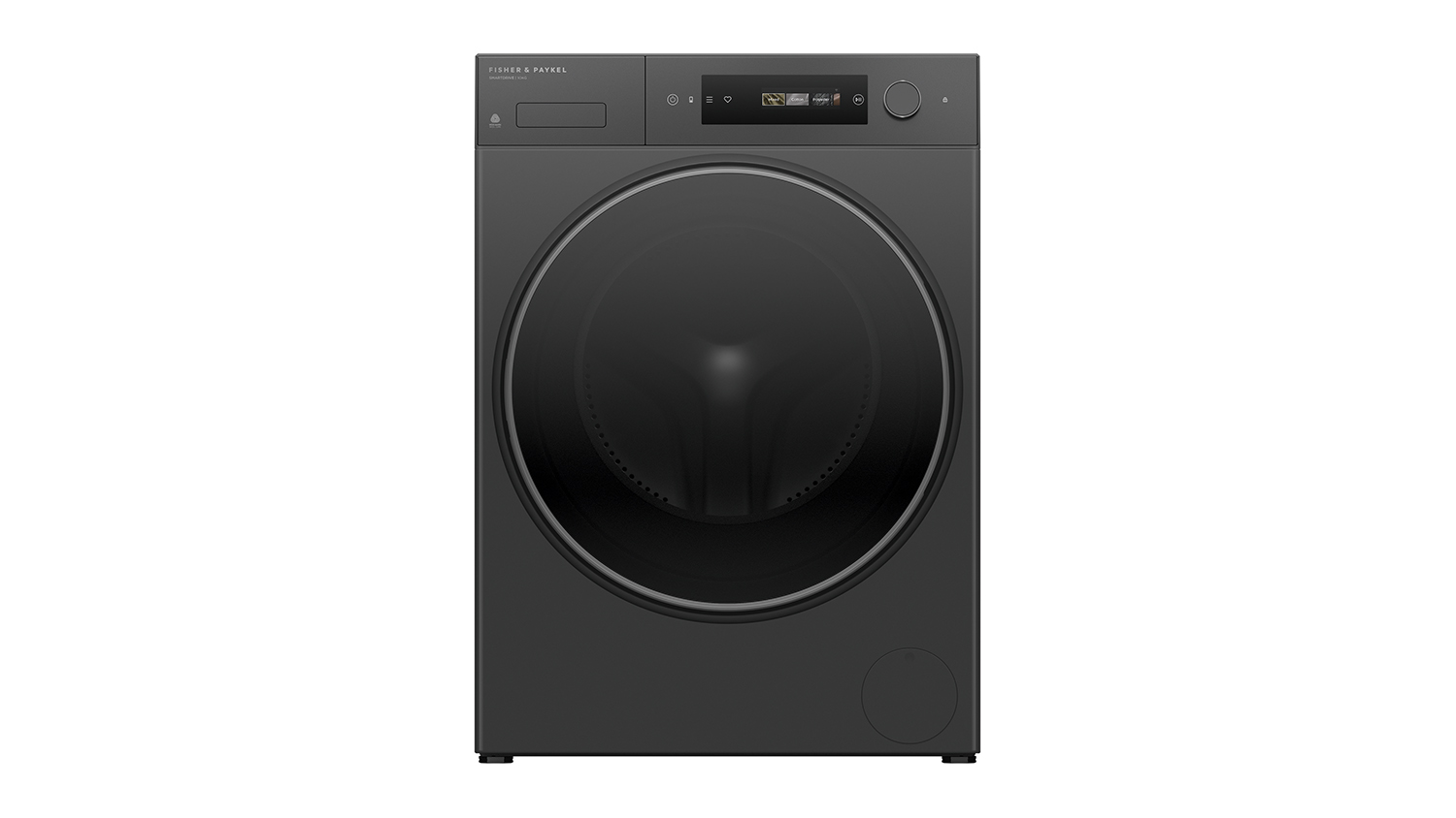 Fisher & Paykel Series 7 10kg Front Loader Smart Washing Machine in sleek graphite