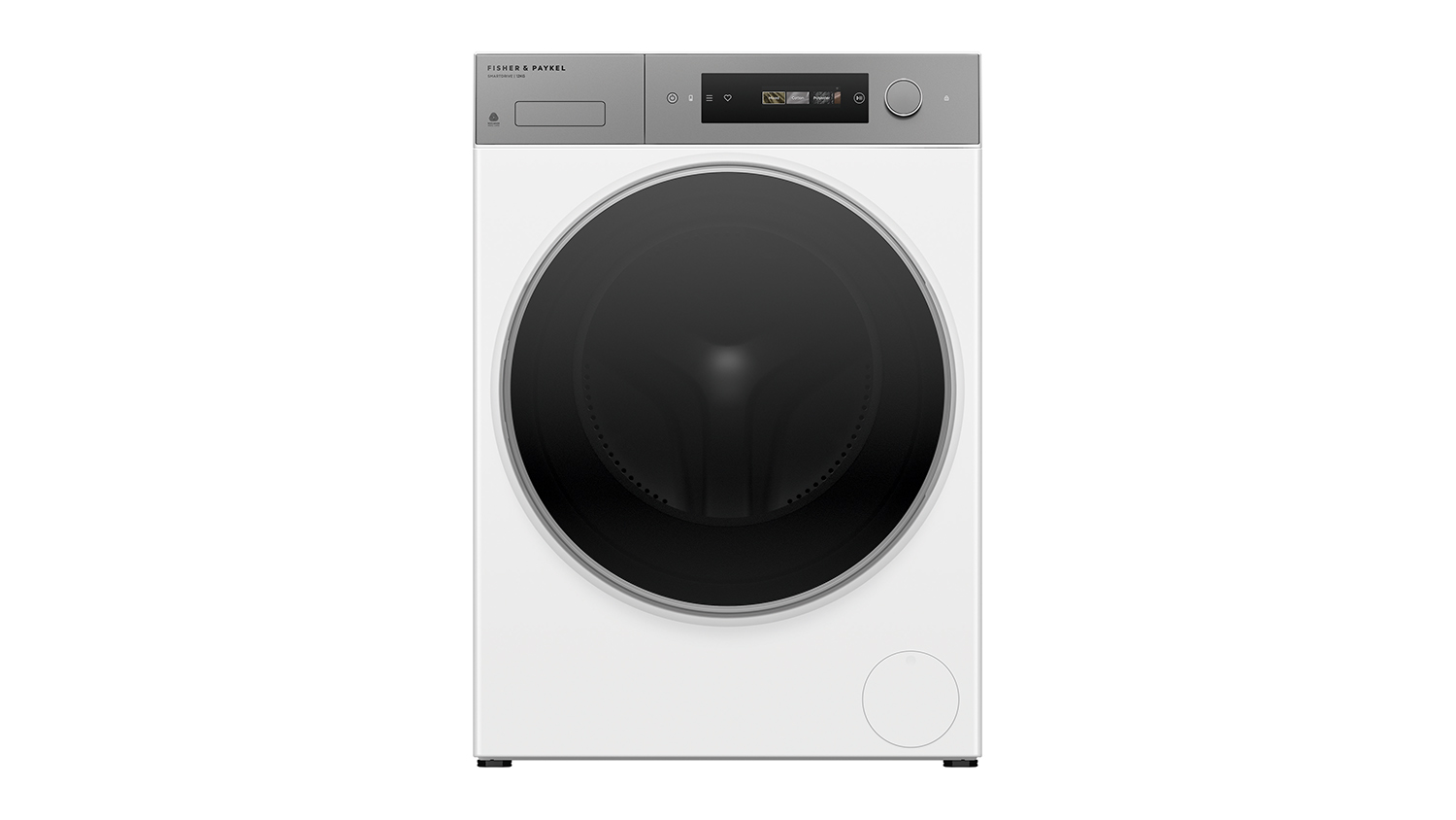Fisher & Paykel Series 7 12kg Front Loader Smart Washing Machine in sleek white
