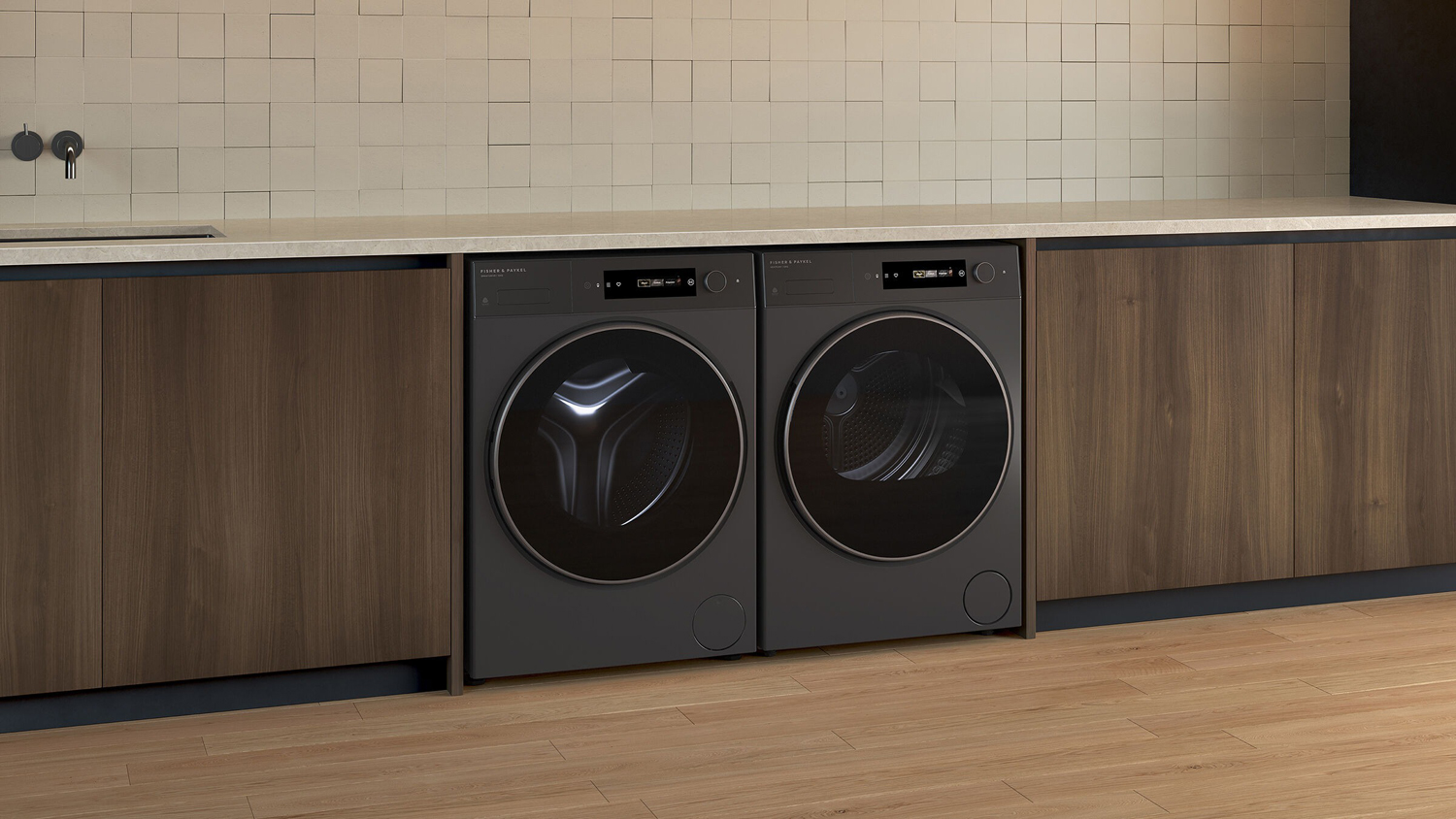 Fisher & Paykel Series 7 12kg Front Loader Smart Washing Machine - Graphite (WH1260DG5/ Contemporary)