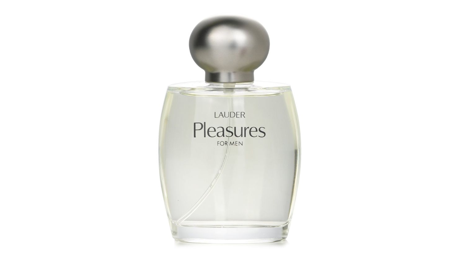A front view of the Estée Lauder Pleasures Cologne Spray