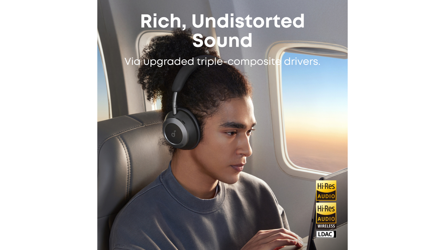 Soundcore Space One Wireless Over-Ear Headphones - Black