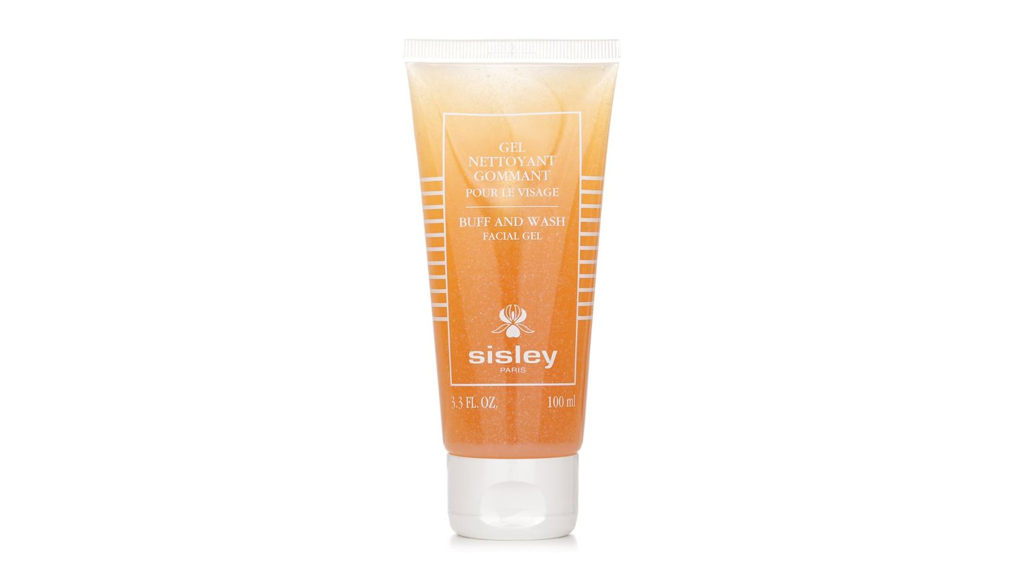 A front view of the Sisley Botanical Buff and Wash Facial Gel (Tube)
