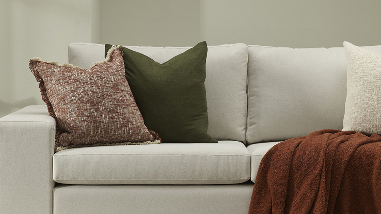 Arezzo Feather Cushion - Desert