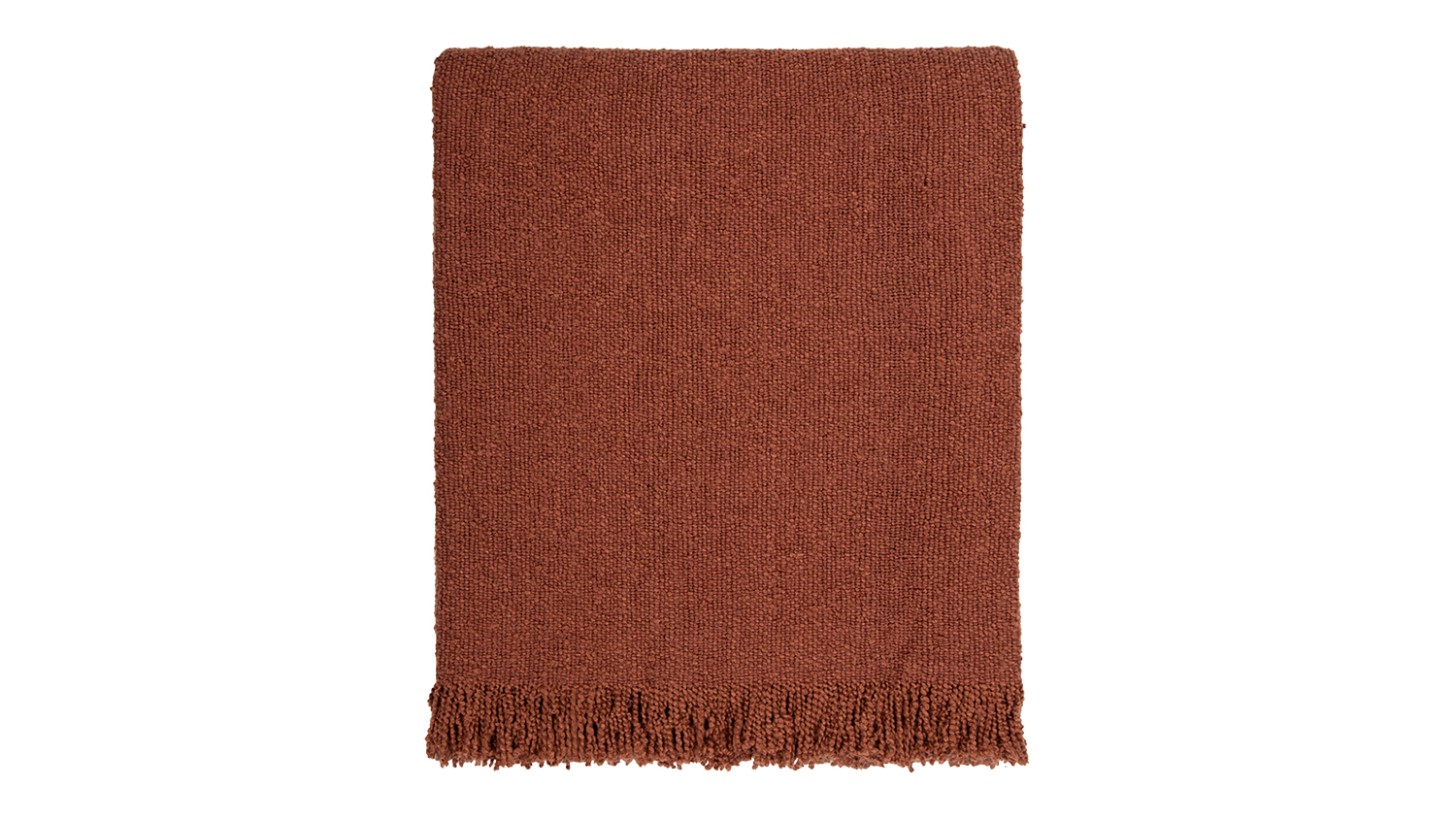 Lily Throw in desert featuring a thick, textured fringe at the bottom