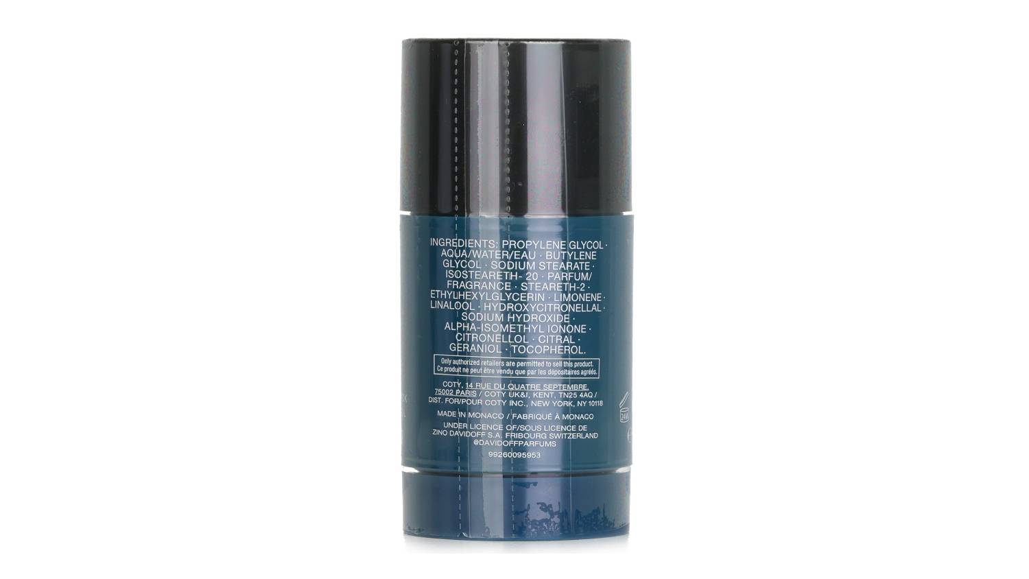 Davidoff Cool Water Extra Mild Deodorant Stick - 75g/2.5oz