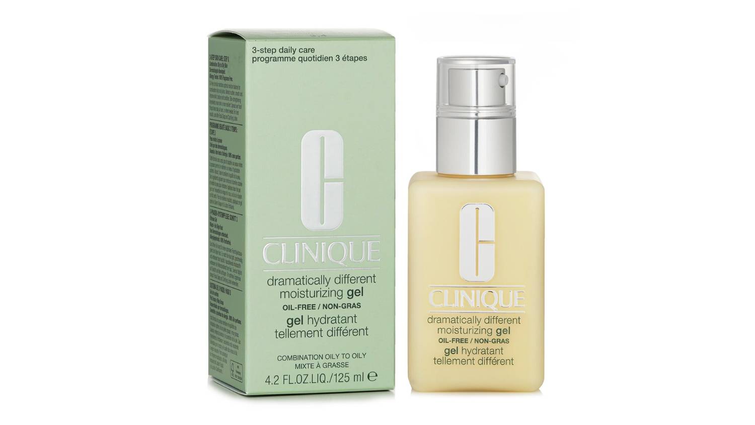 Clinique Dramatically Different Moisturising Gel - Combination Oily to Oily (With Pump) - 125ml/4.2oz