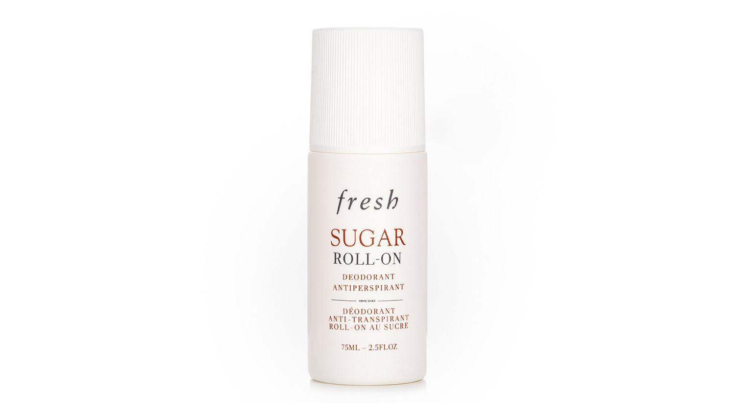 Fresh Sugar Roll-On Deodorant in a 75ml plastic bottle