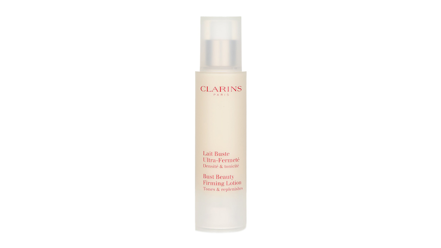 Clarins Bust Beauty Firming Lotion in a 50ml bottle