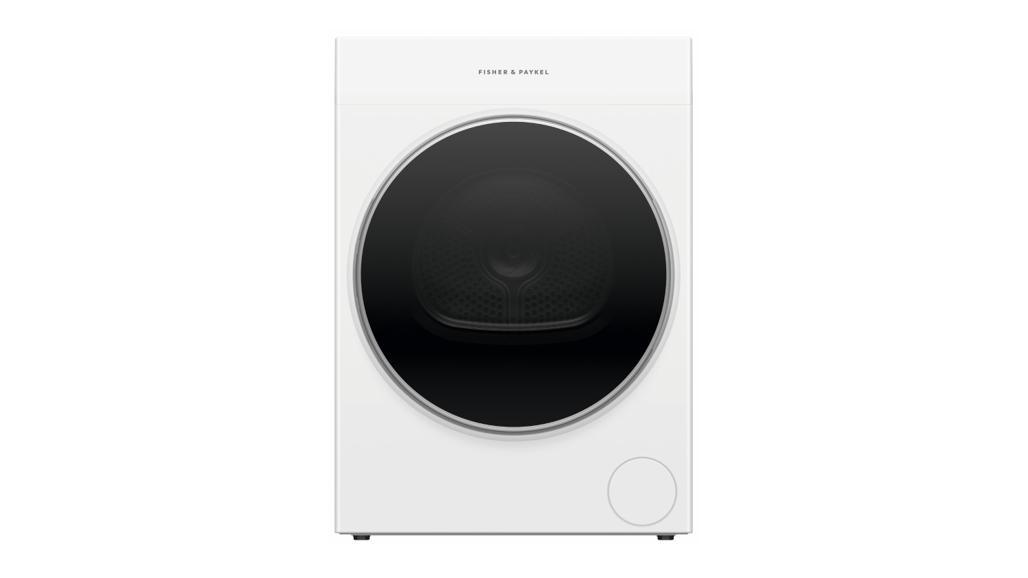 A front view of the Fisher & Paykel Series 11 10kg Display-Free Heat Pump Smart Dryer