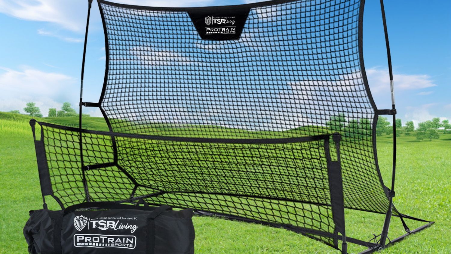 PROTRAIN Soccer Training Rebounder 2.1 x 1.2 x 1.2m