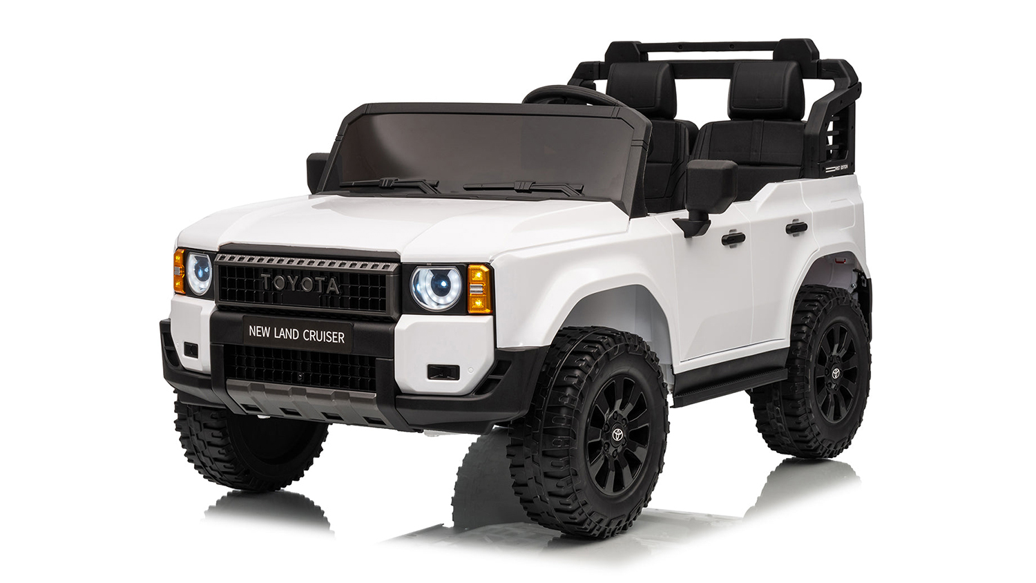 TSB Living Ride On Car Toyota Prado in sleek white