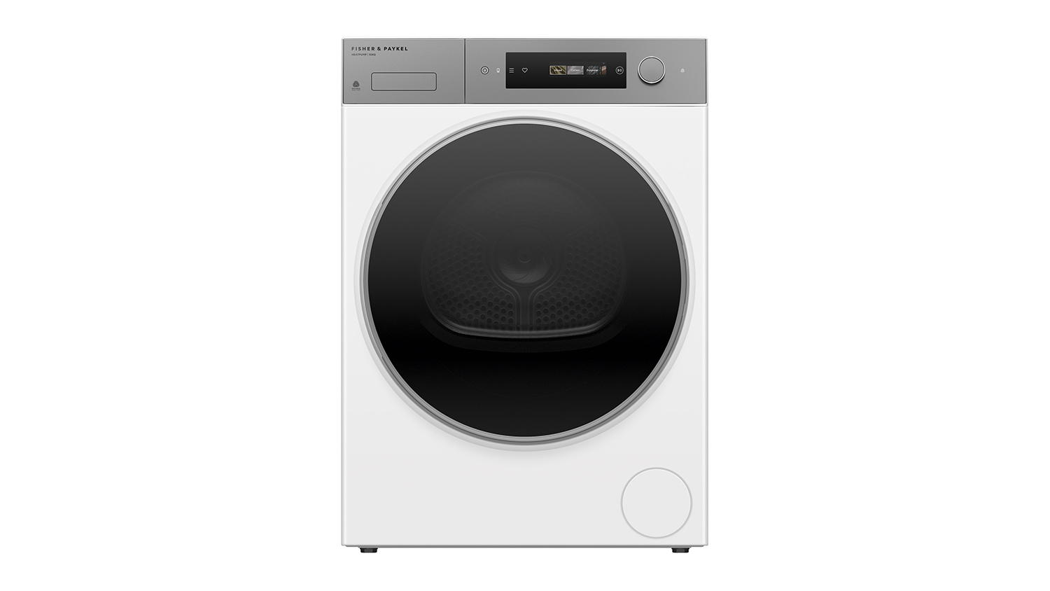 Fisher & Paykel Series 7 10kg Heat Pump Smart Dryer in a sleek white colour