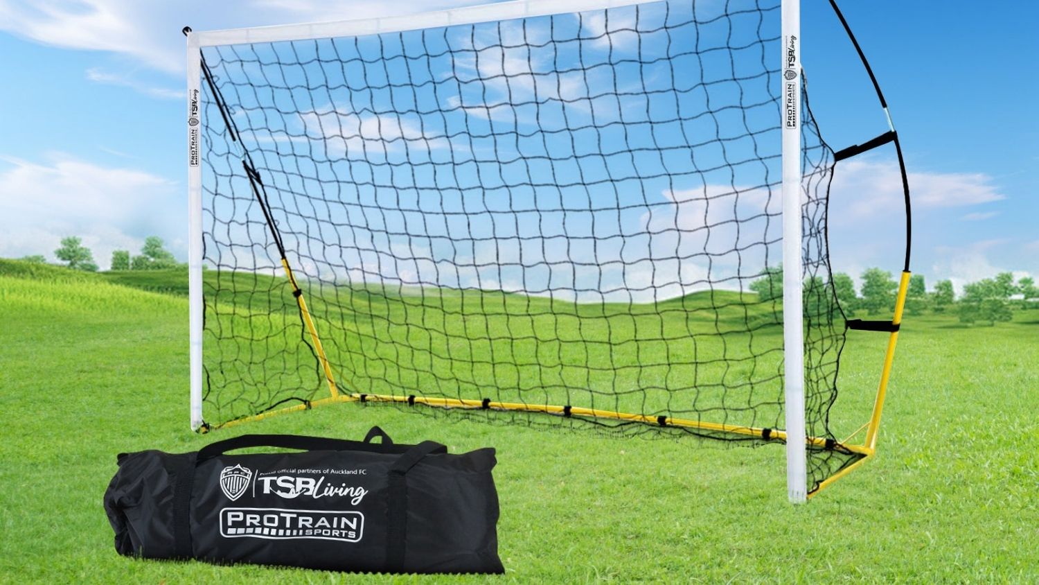 PROTRAIN Soccer Goal Net 2.4 x 0.8 x 1.6m