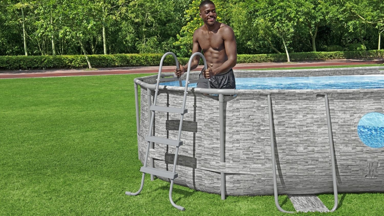 Bestway Pool Ladder for Above Ground Pools 1.07m