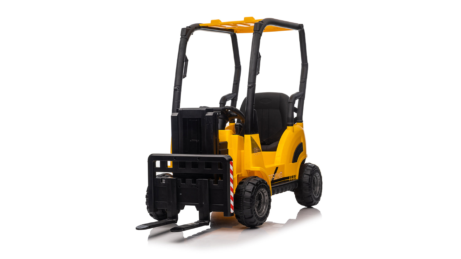A full view of the Ride On Car - Forklift (Yellow)