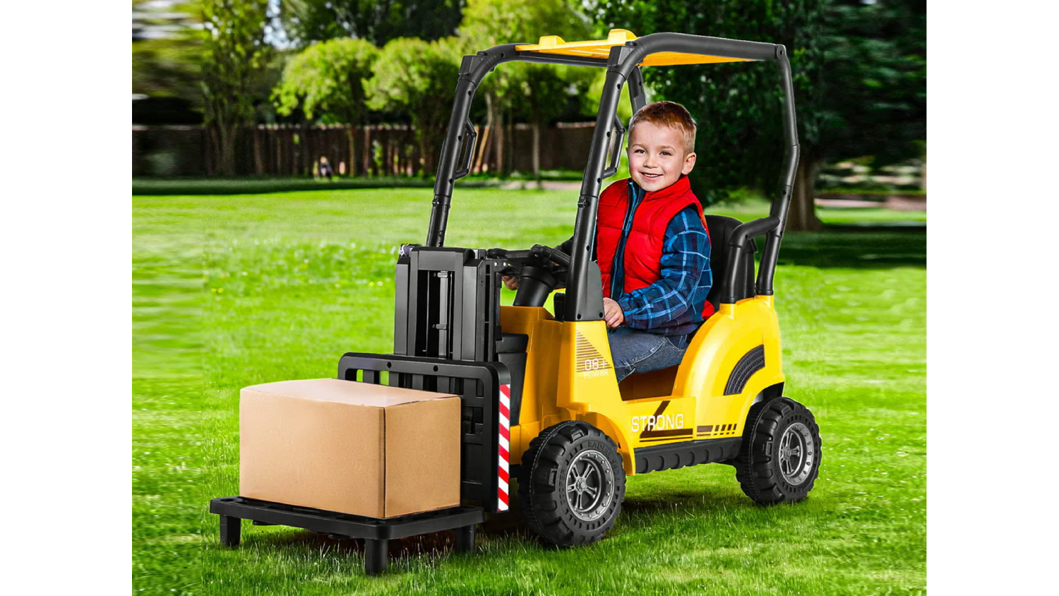 TSB Living Ride On Car - Forklift (Yellow)