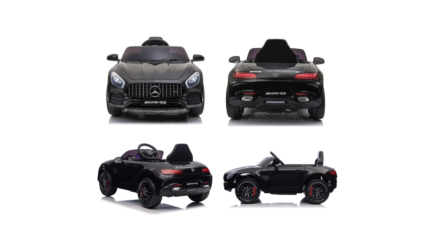 TSB Living Ride On Car - Mercedes-AMG GT (Black)