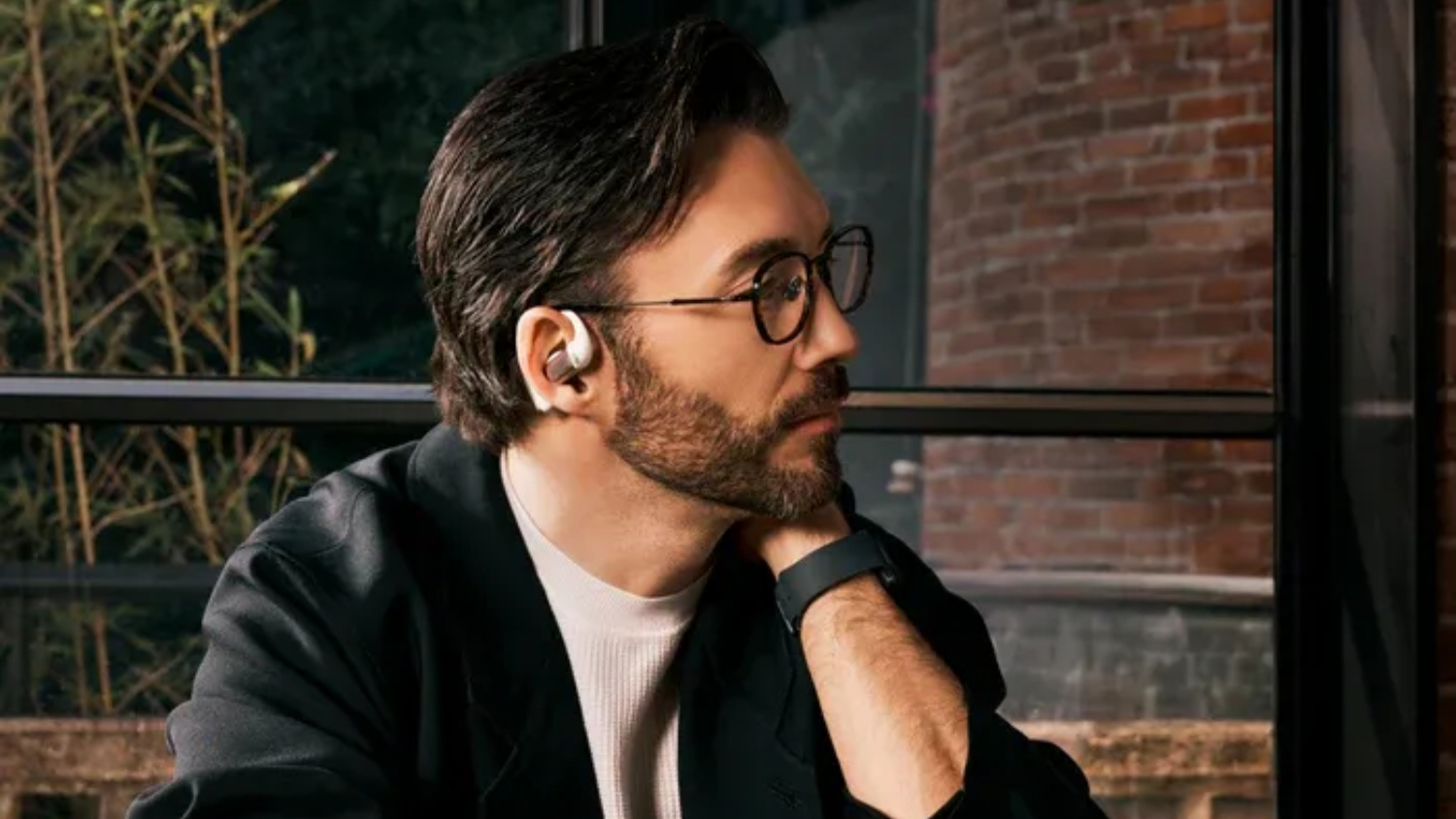 Shokz OpenFit Pro True Wireless Open-Ear Headphones - White (T010-ST-WT)