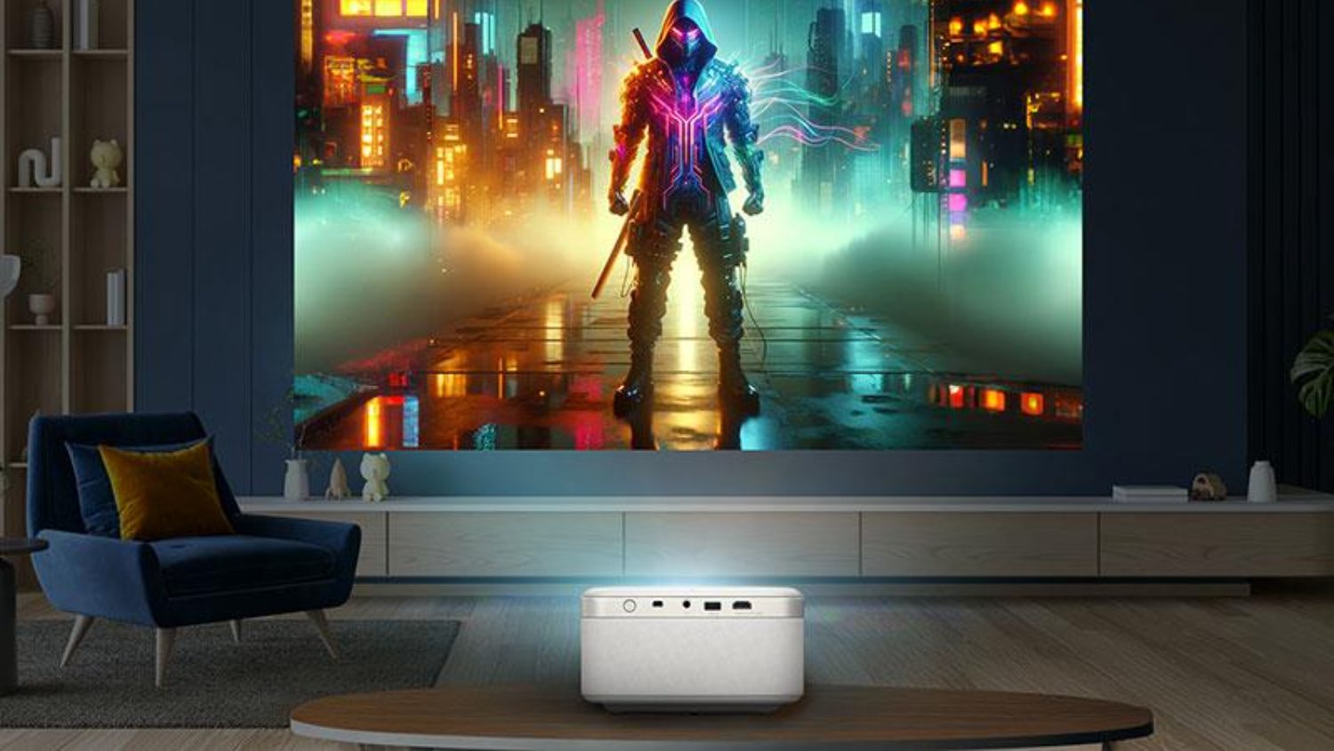 Epson EF-21W Smart Mini Portable Home Projector - White (V11HB35053)