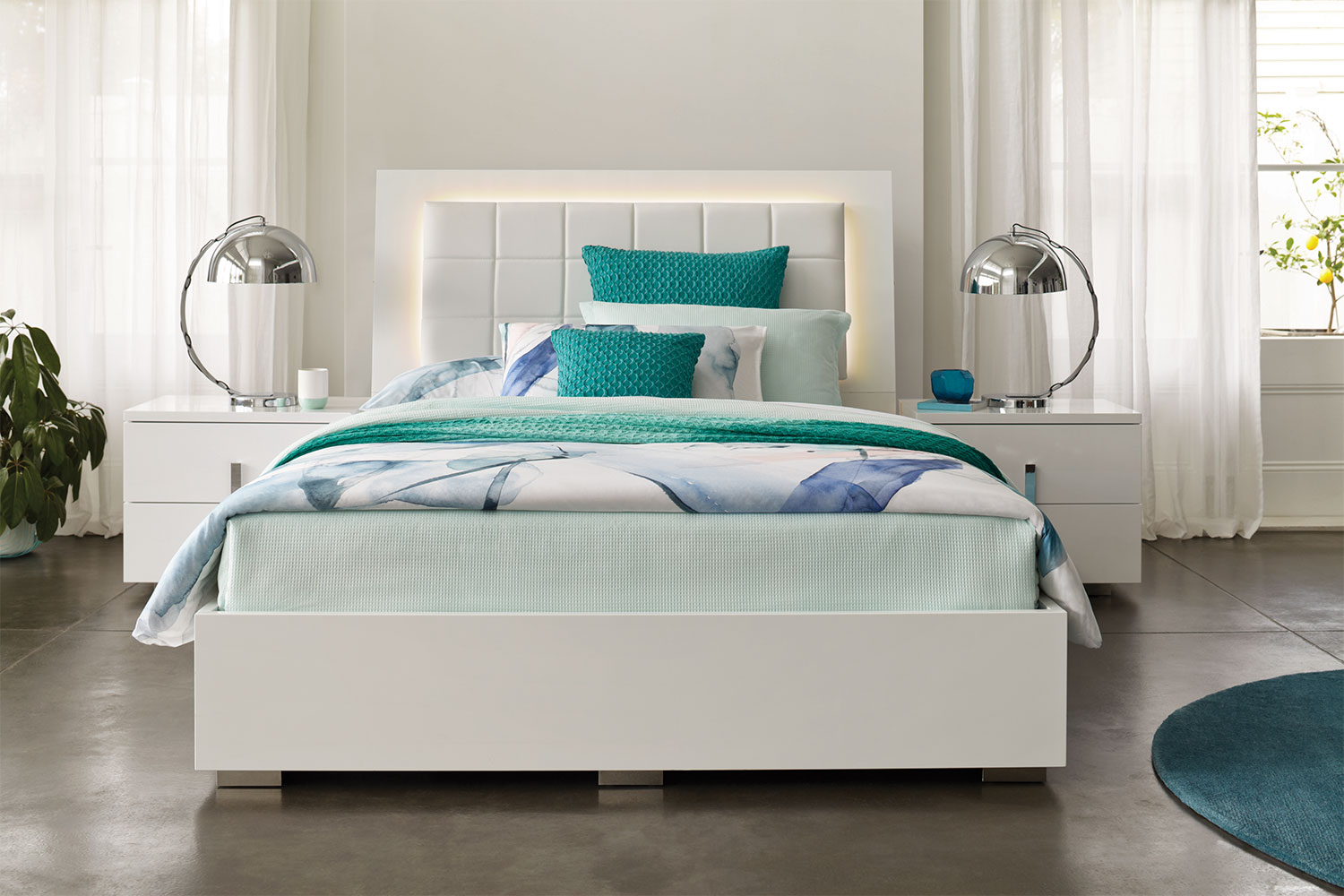 Quadro Queen Bed Frame by Insato Furniture