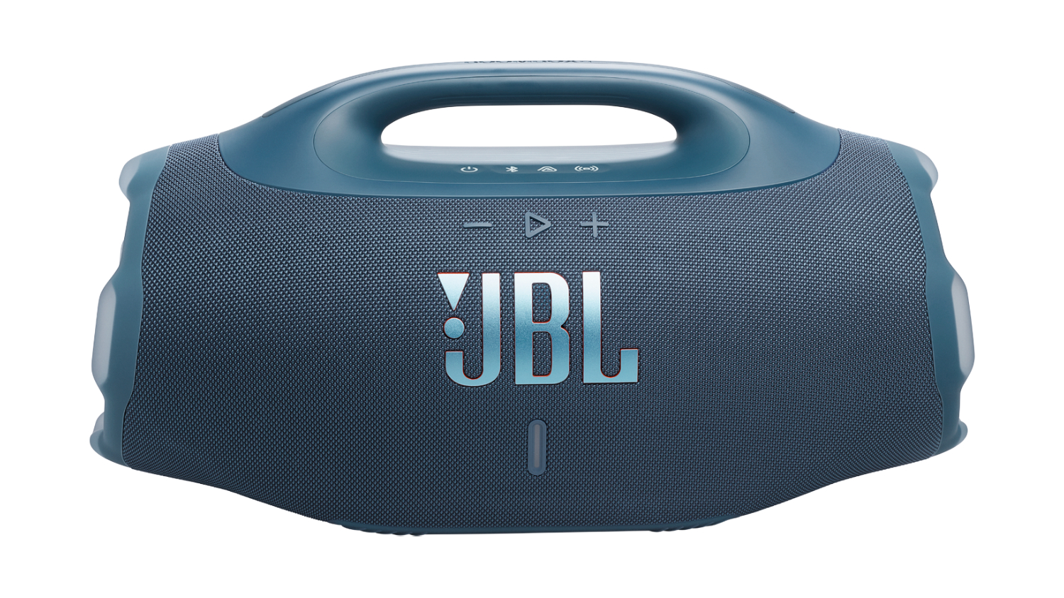 A front view of the JBL Boombox 4 Portable Bluetooth Speaker