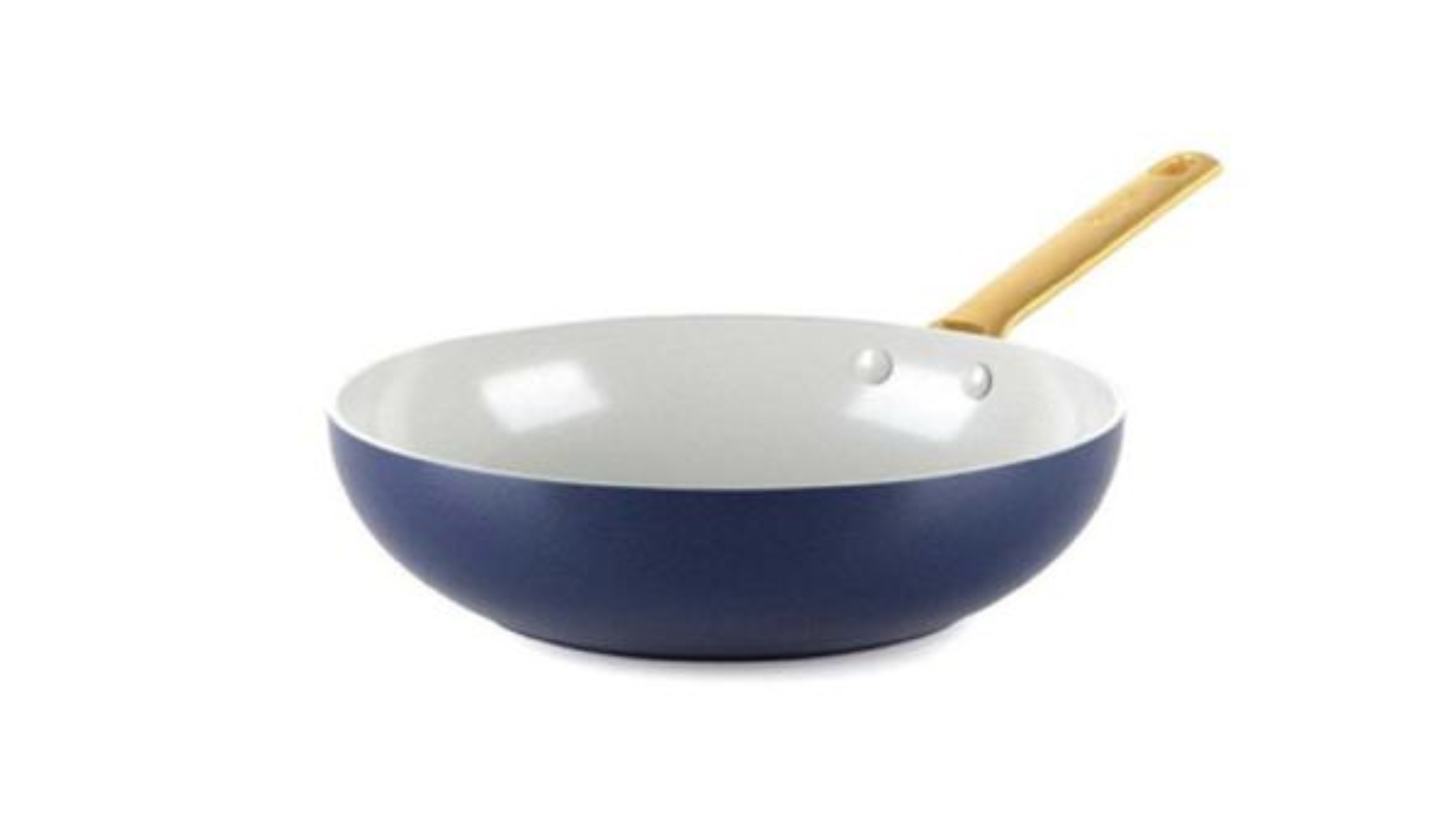 A full view of the GreenPan Padova PFAS-Free Wok 28cm