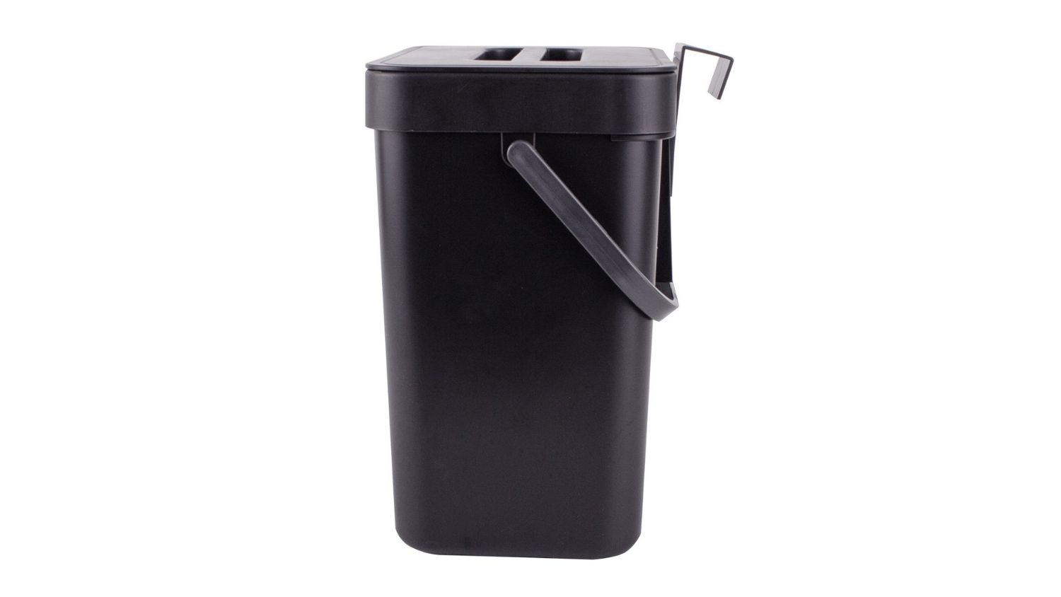 MyWashroom Wall Mounted Waste Bin for Kitchens, Bathrooms - Black