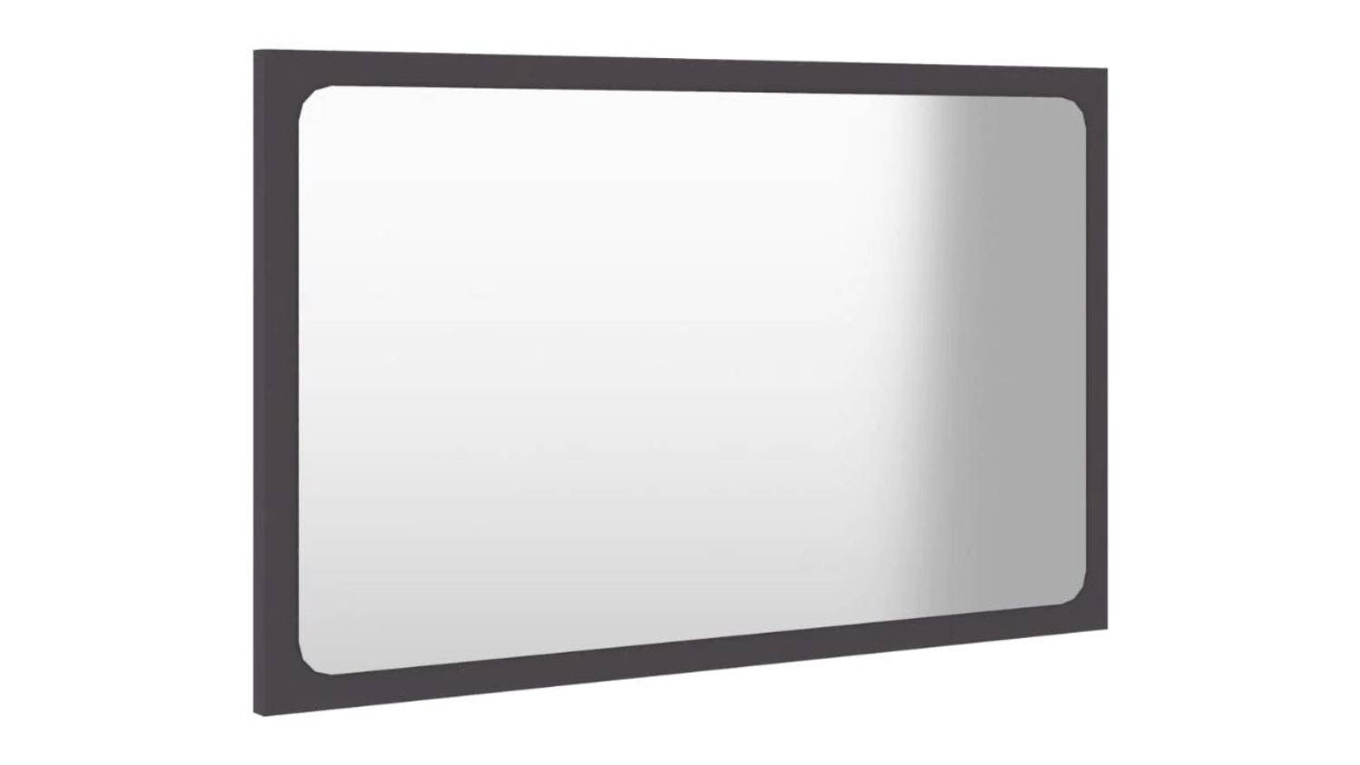 NNEVL Bathroom Mirror 60x1.5x37cm Grey
