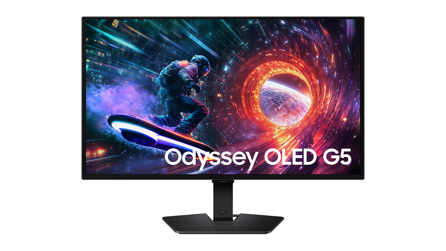 Samsung G50SF 27" Odyssey OLED G5 QHD Gaming Monitor in sleek black