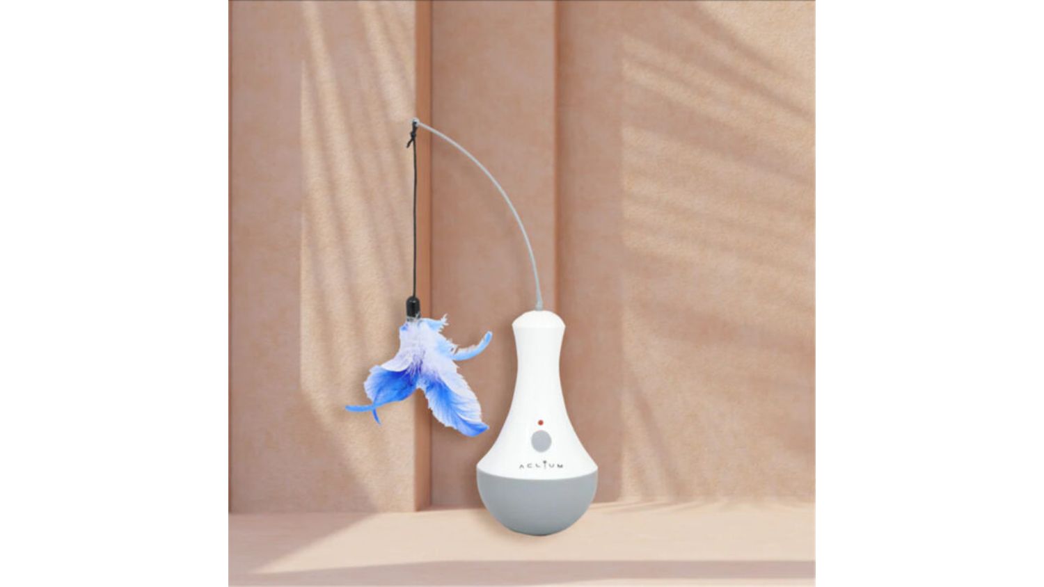 Aclium Spinning Tumbling Cat Toy with Teaser