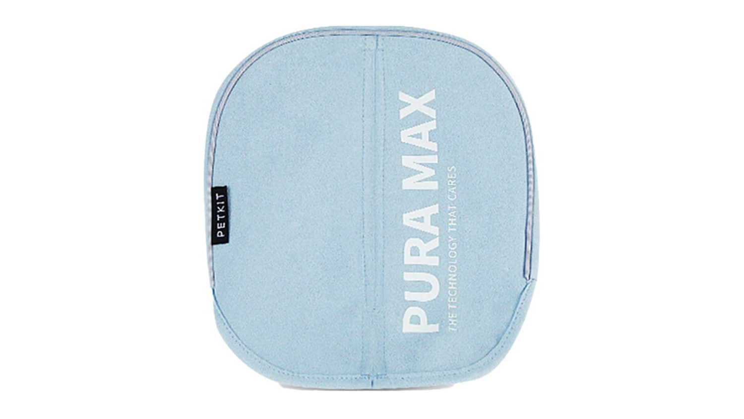 Front view of the light blue PetKit Pura Max magnetic dust curtain