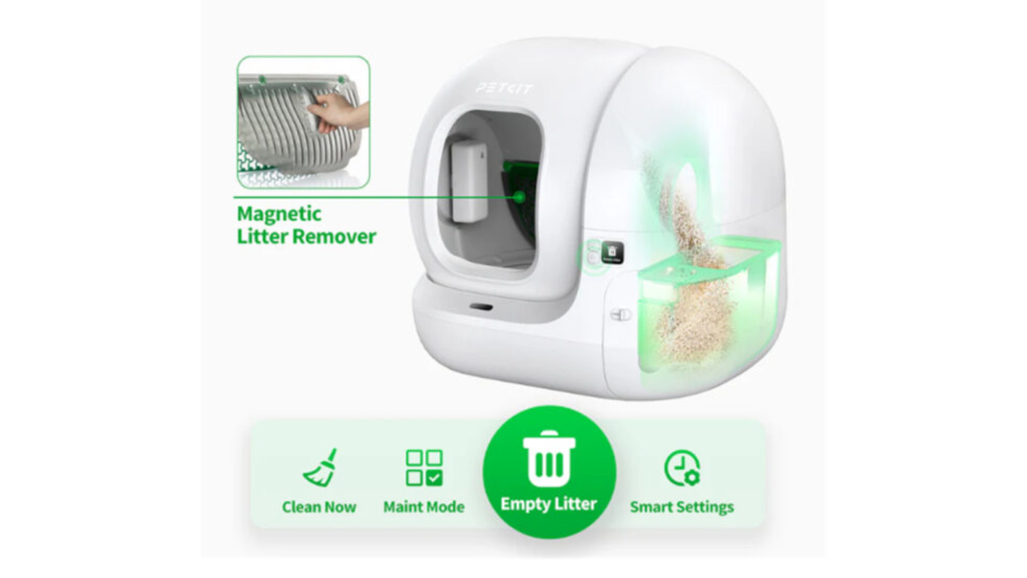 PetKit Magnetic Cat Litter Remover Set for Pura Max 2 2pcs.