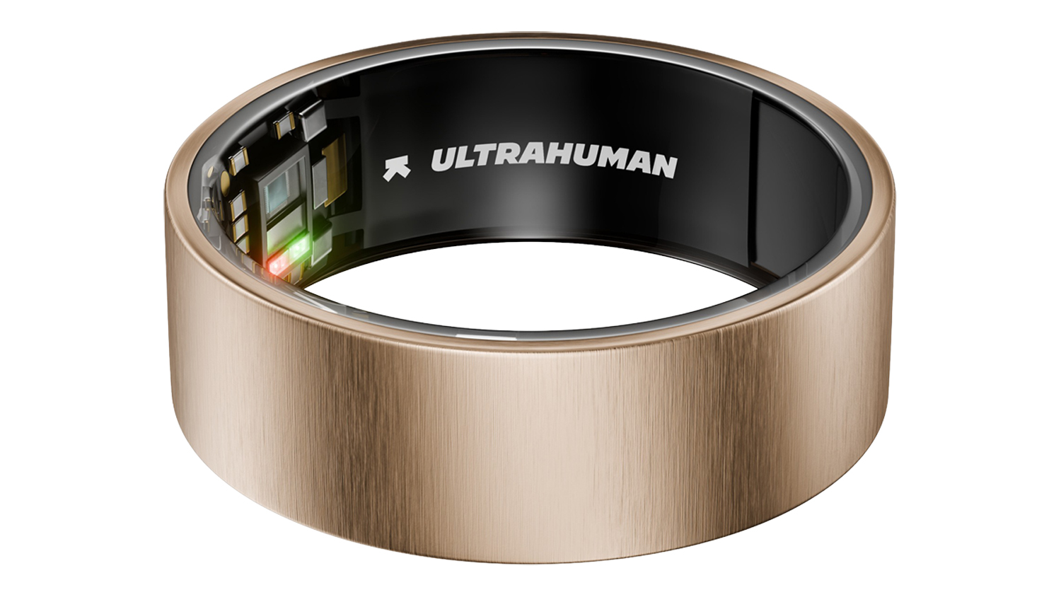 Ultrahuman Ring Air Size 9 Smart Ring in a stylish brushed rose gold finish