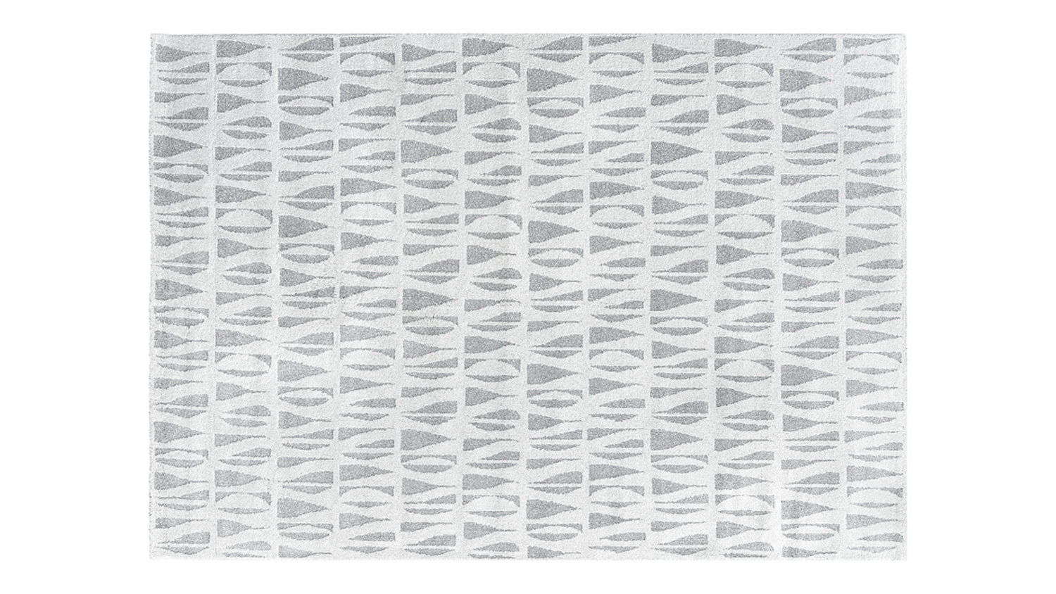 A horizontal view of the rug