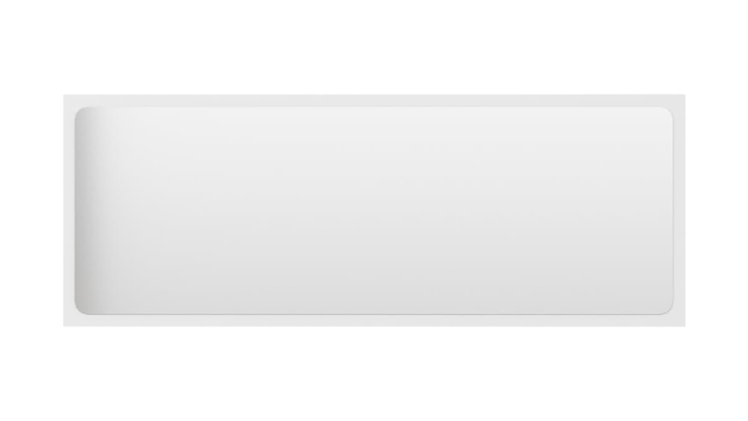 A rectangular NNEVL bathroom mirror with a modern, minimalist design