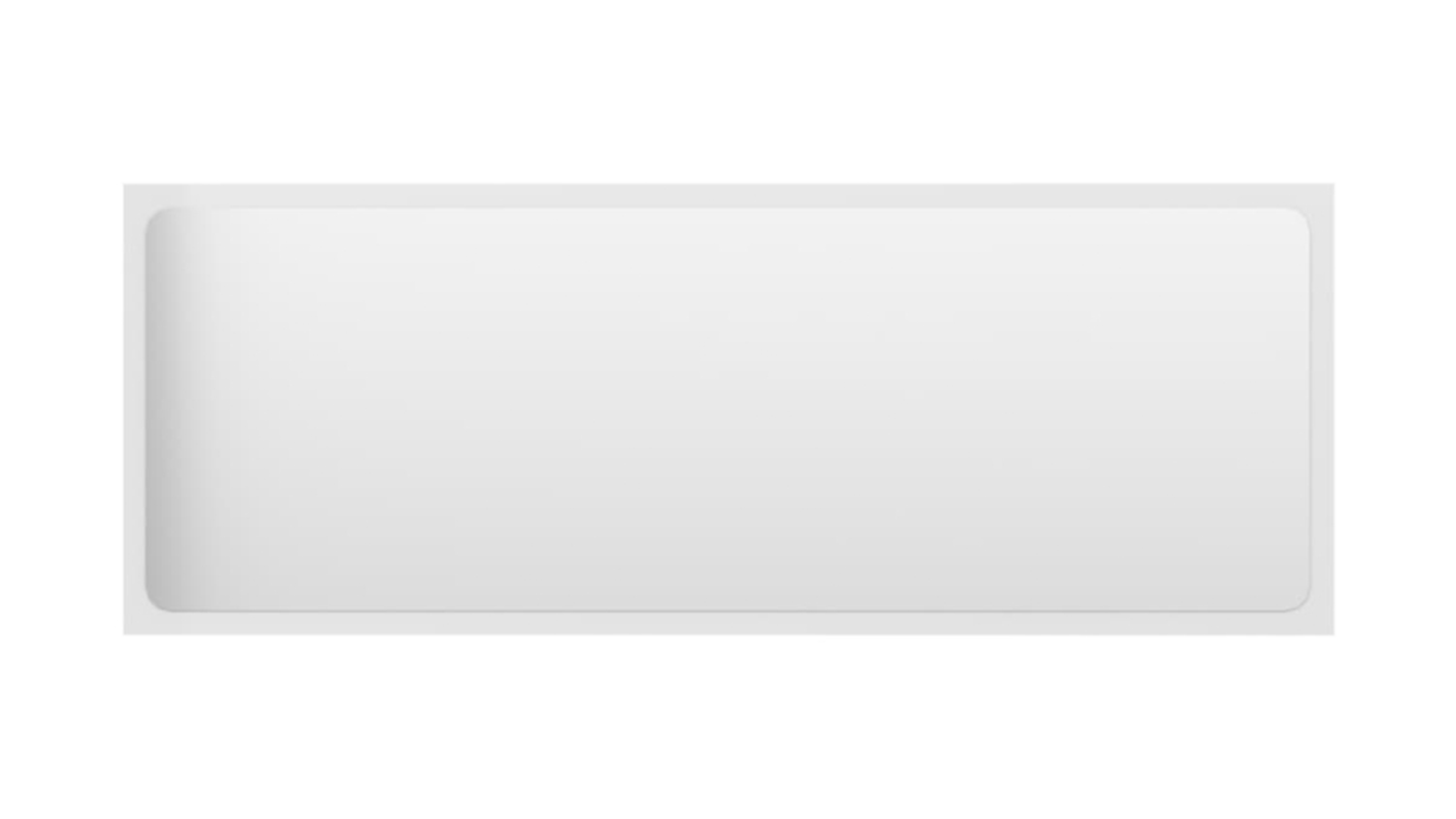 A rectangular NNEVL bathroom mirror with a modern, minimalist design