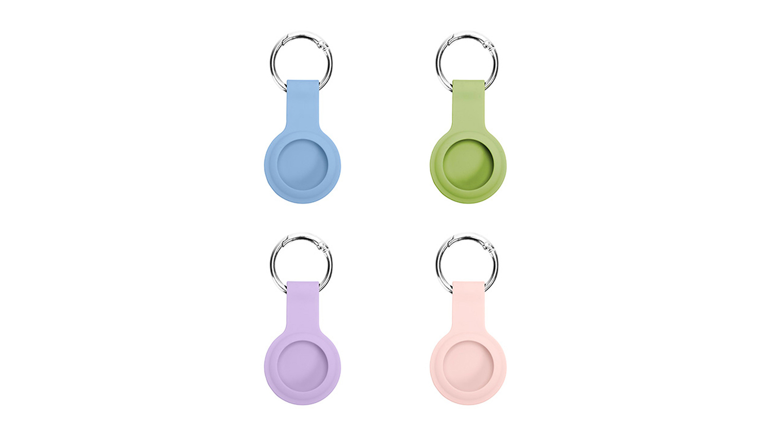 Laser Silicone Key Ring for Apple AirTag