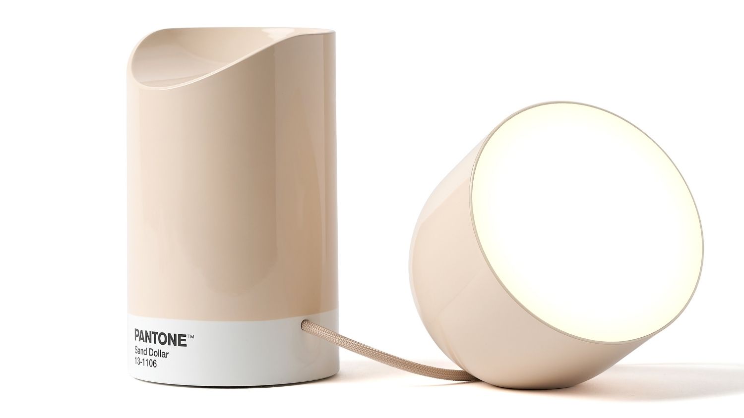 Lexon x Pantone Orbe Lamp - Sand Dollar
