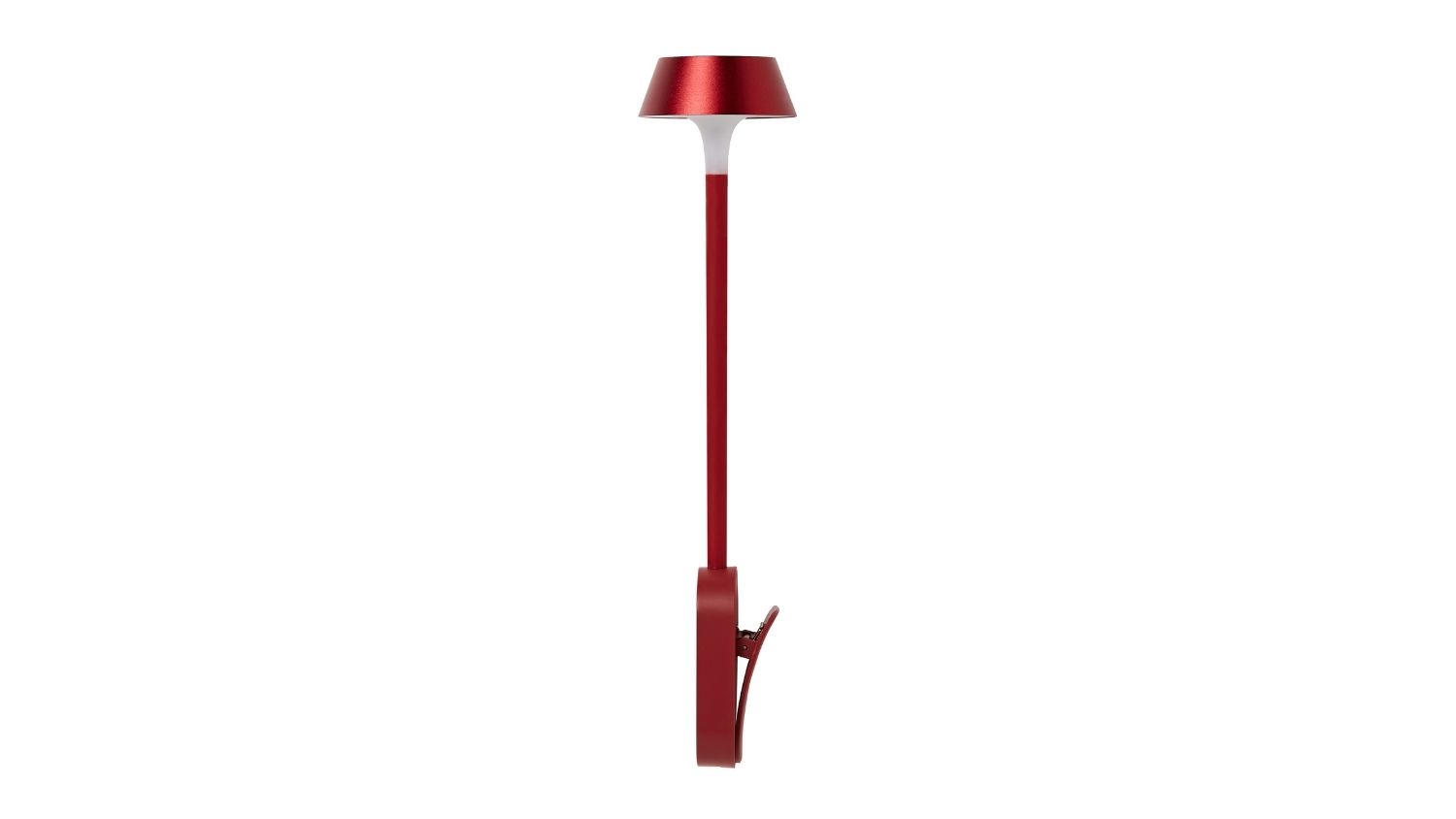 Lexon Mimi Clip-On Reading Lamp - Dark Red
