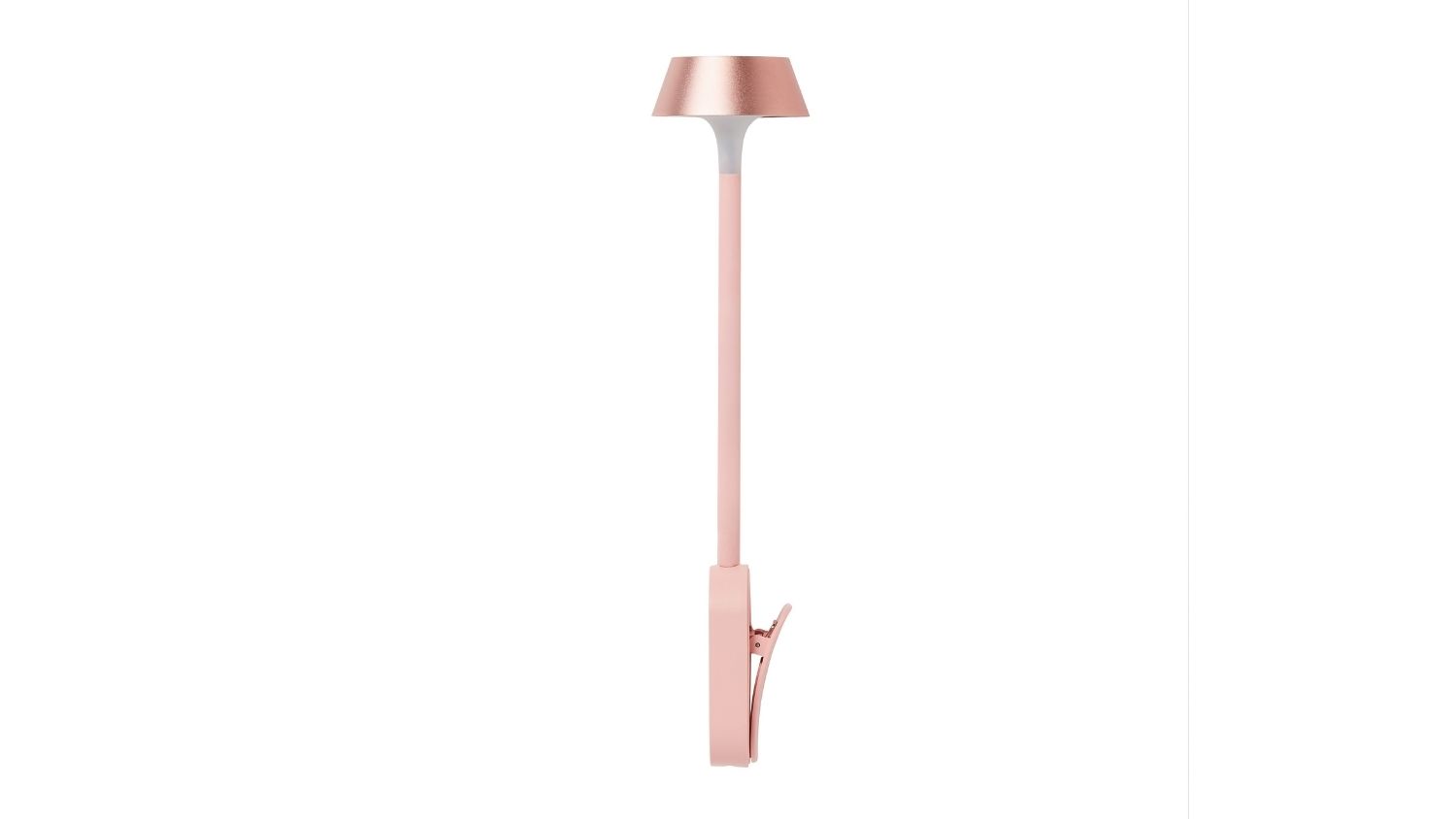 Lexon Mimi Clip-On Reading Lamp - Light Pink