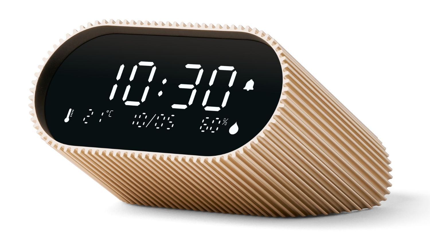 Lexon Ray Clock - Vivid Gold