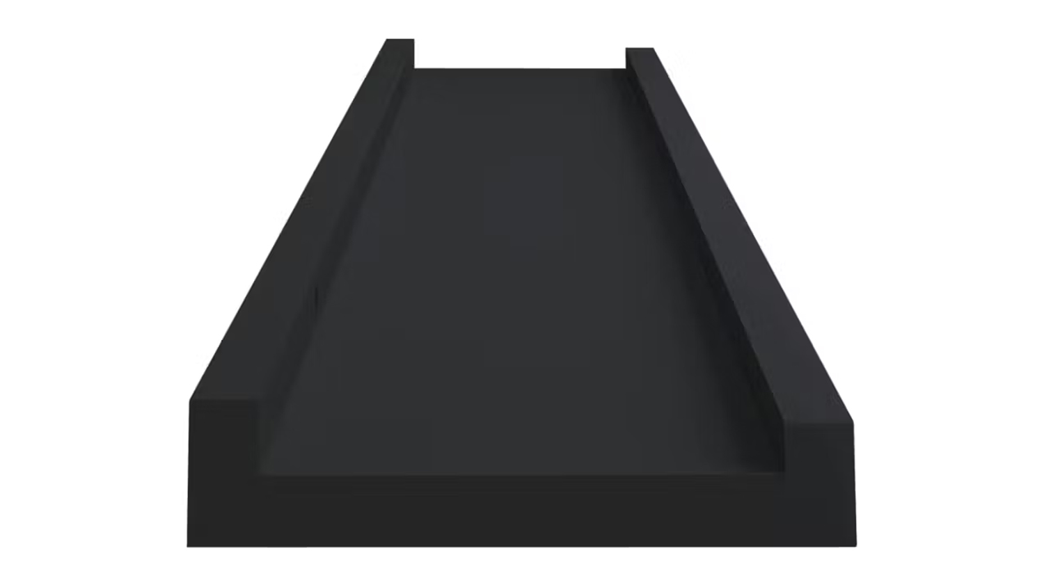 NNEVL Ledge Wall Shelves 2 pcs. 40 x 9 x 3cm - Black