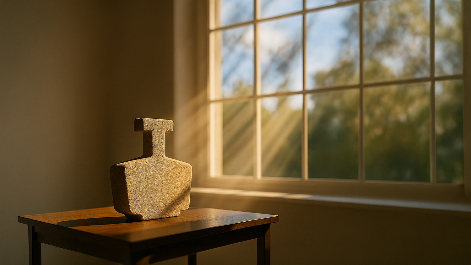 Sparrow Stone Stoneware Vase - 30cm