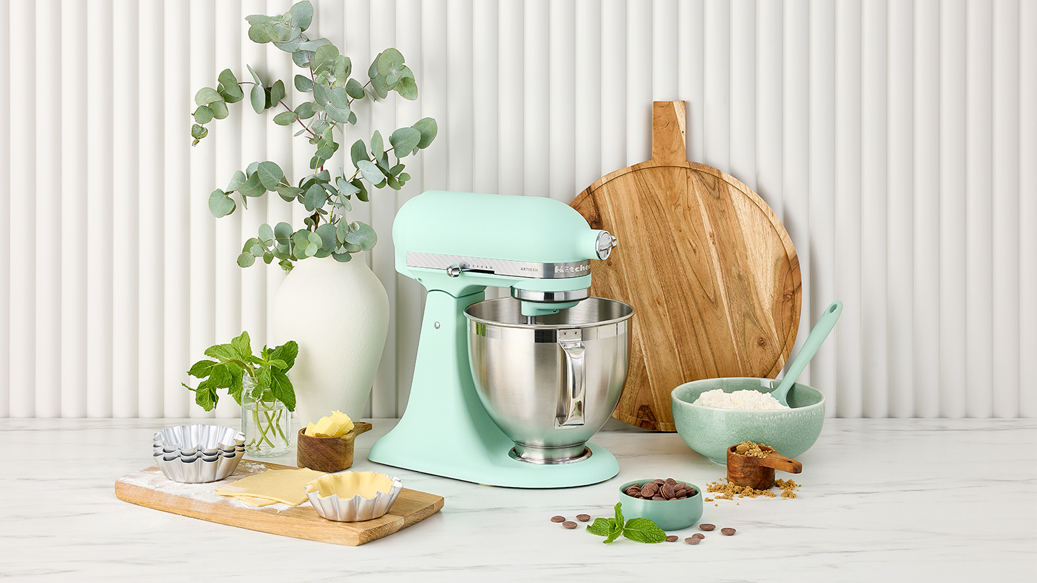 KitchenAid KSM195 Artisan Tilt-Head 4.8L Stand Mixer - Spearmint (2026 Colour of the Year)