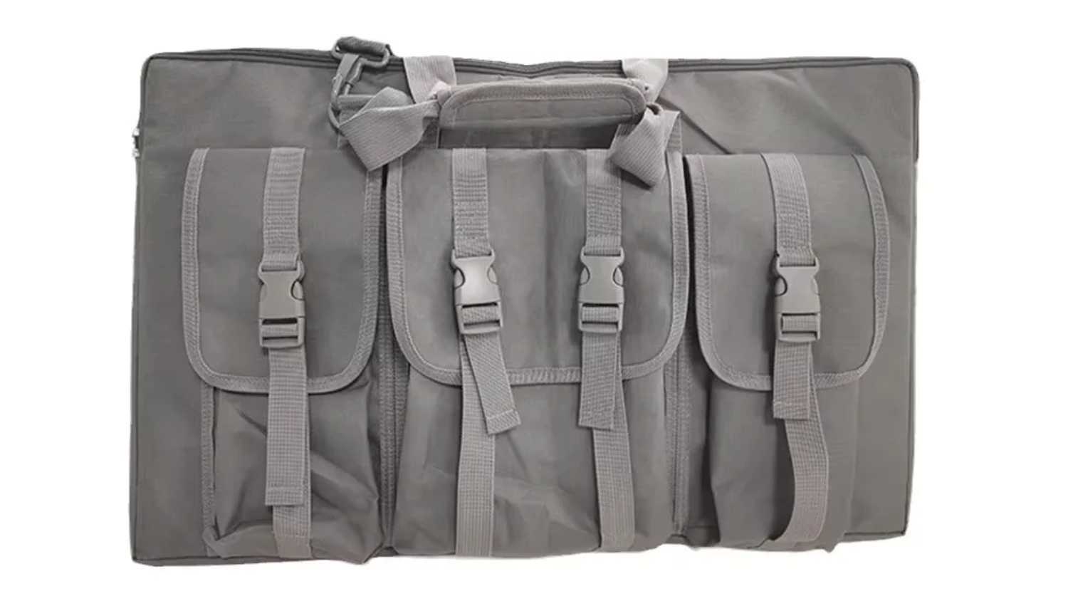 A front view of the Air Vision Systems Starlink Gen3 Outdoor Carry Case in grey finish