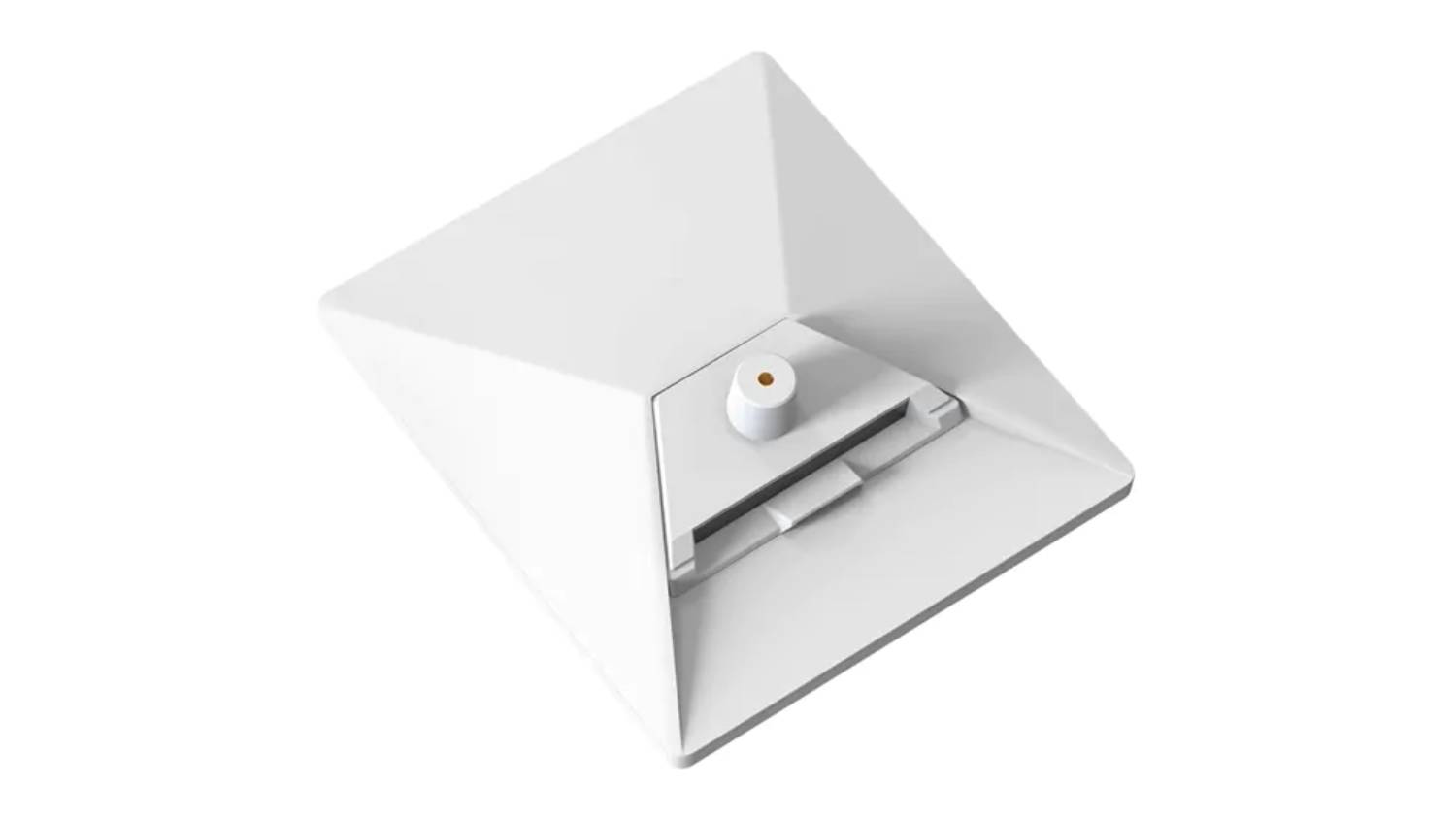 Top view of the Air Vision Systems Starlink Mini Tripod Adapter showing its pyramid-shaped base