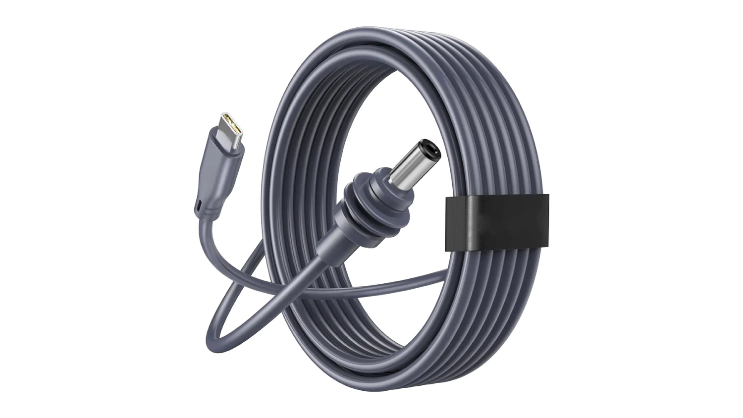 A front view of the Air Vision Systems Starlink Mini USB-C to DC Power Cable 2m